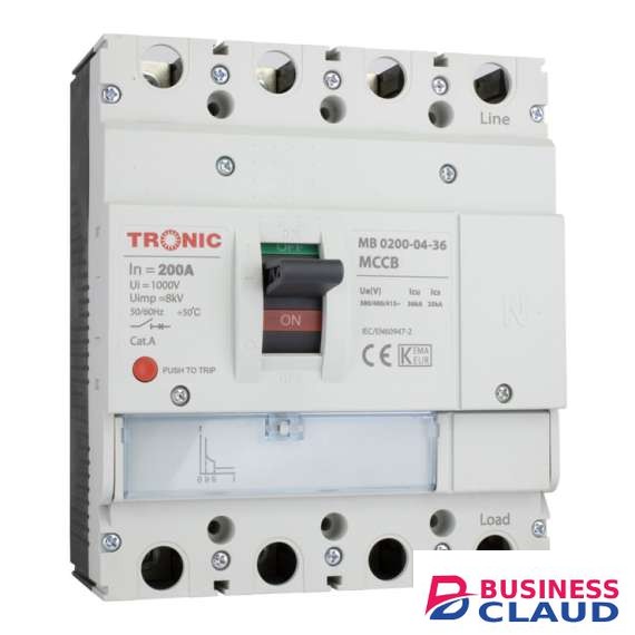Tronic SGM6 200A 4P 36KA 250L MCCB Breaker