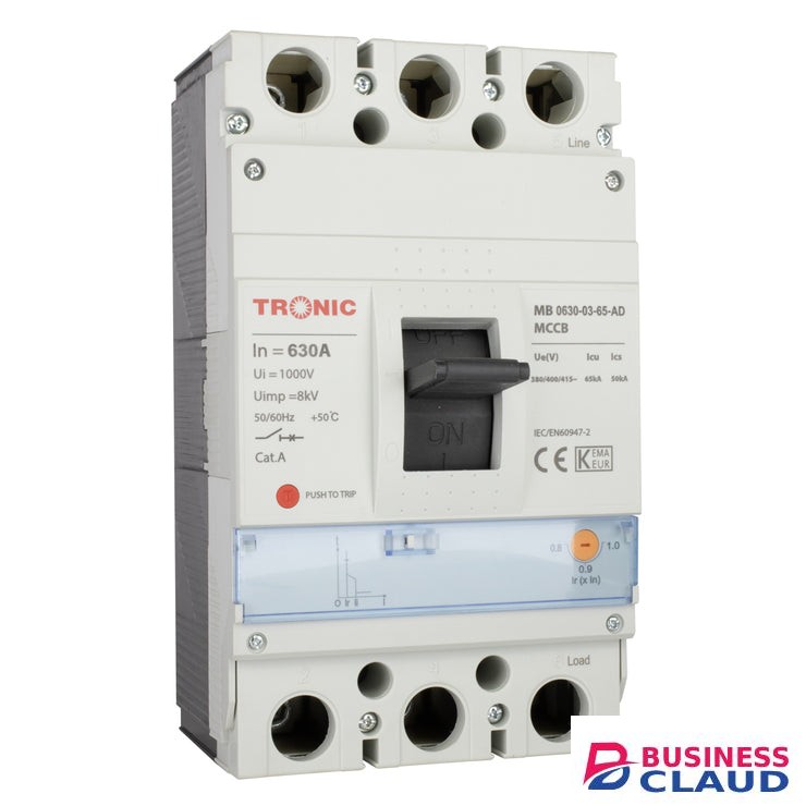 Tronic MB 0630-03-65-AD Adjustable Type MCCB Breaker