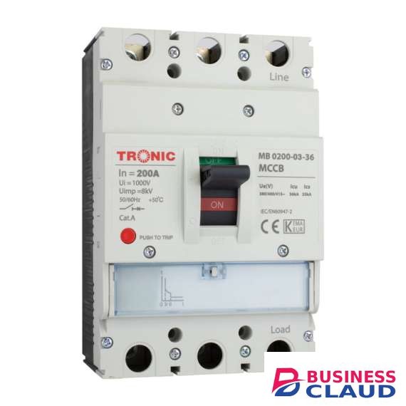 Tronic SGM6 200A 3P 36KA 250L MCCB Breaker