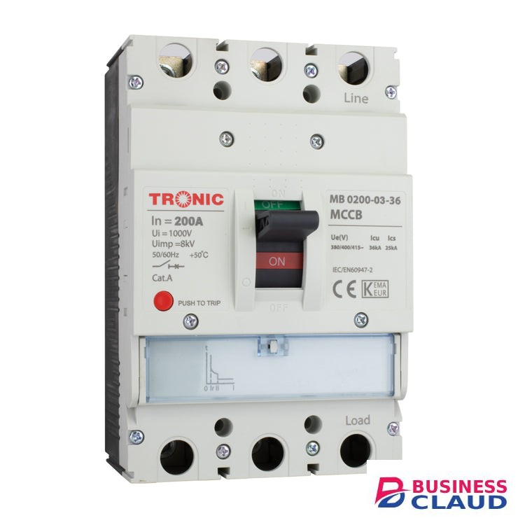 Tronic SGM6 200A 3P 36KA 250L MCCB Breaker