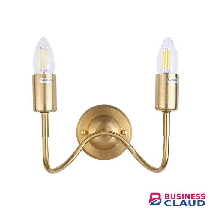 Tronic PL 1101-02-BR Iron Wall Lamp Bronze 2XE27 BR