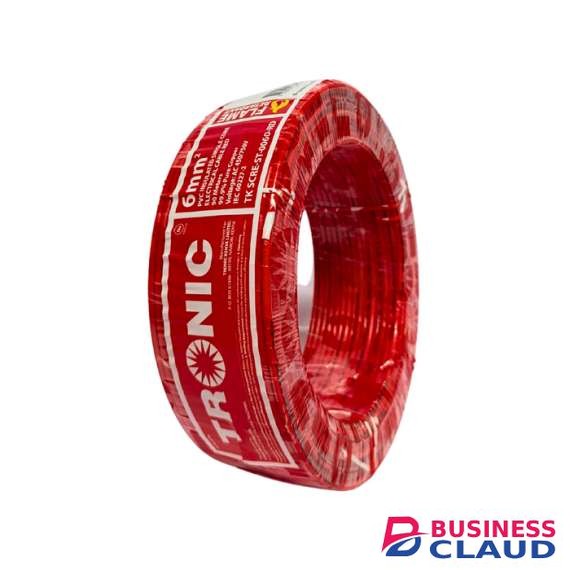 Tronic TK SCRE-ST-0060-RD 6.0mm Red Single Core Cable