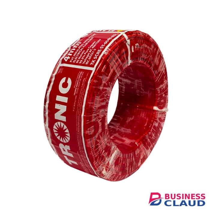 Tronic TK SCRE-ST-0040-RD 4.0mm Red Stranded Single Core Cable