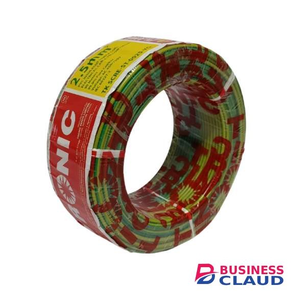 Tronic TK SCRE-ST-0025-YG Stranded 2.5mm Yellow/Green Single Core Cable
