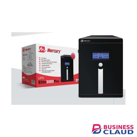 Mercury Elite 3000U SMART Offline UK Plug 3000VA/1800W UPS