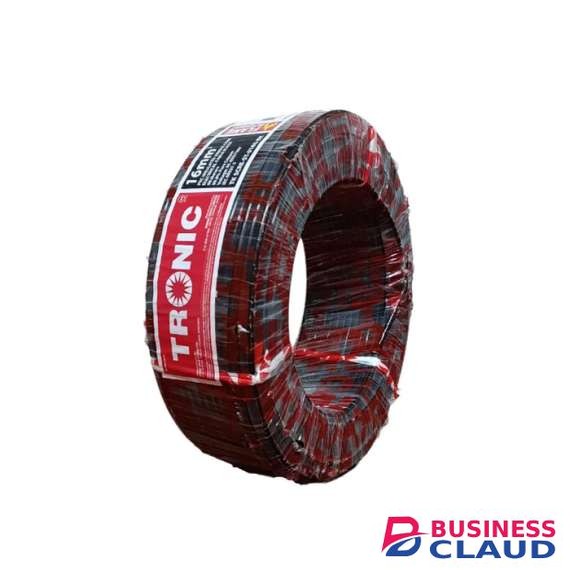 Tronic TK SCRE-ST-0160-BK 16mm Black Stranded Single Core Cable