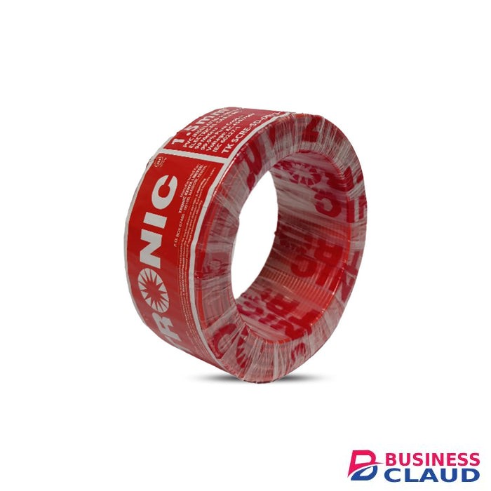 Tronic TK SCRE-SD-0015-RD 1.5mm Red Single Core Solid Cable
