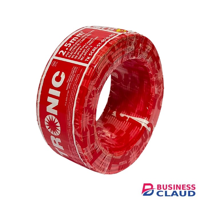 Tronic TK SCRE-ST-0025-RD Stranded 2.5mm Red Single Core Cable