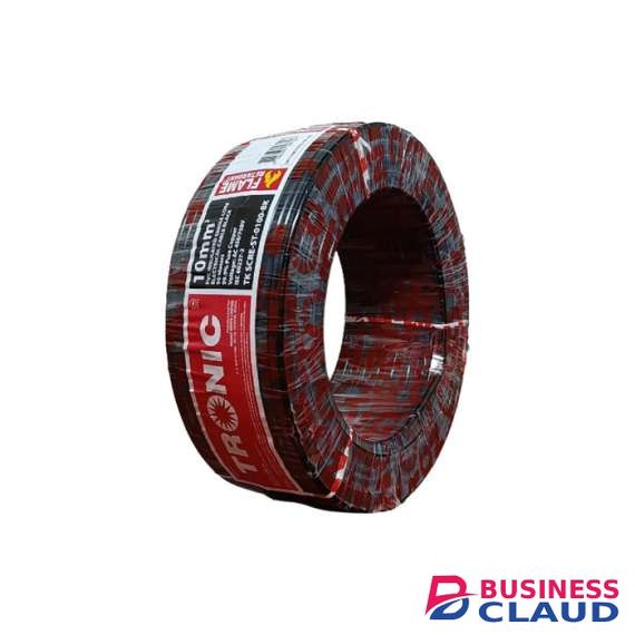 Tronic TK SCRE-ST-0100-BK 10mm Black Stranded Single Core Cable