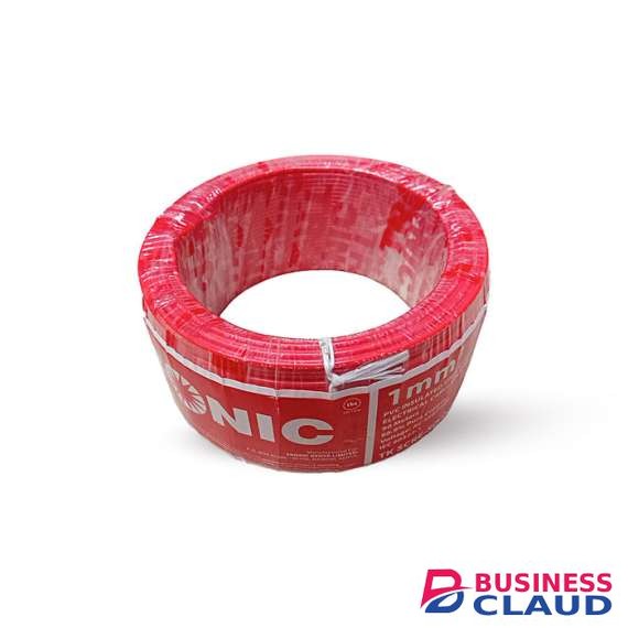 Tronic TK SCRE-SD-0010-RD 90M Red PVC Insulated Single Core Electrical Cable