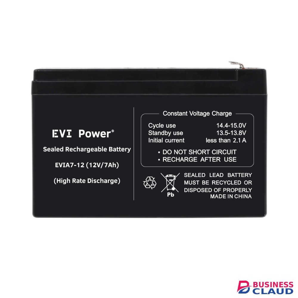 Evi 12v 7ah Lead Acid Ups Battery