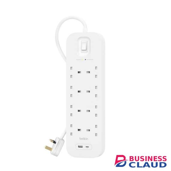 Belkin 8 Way Surge Protector Extension Cable
