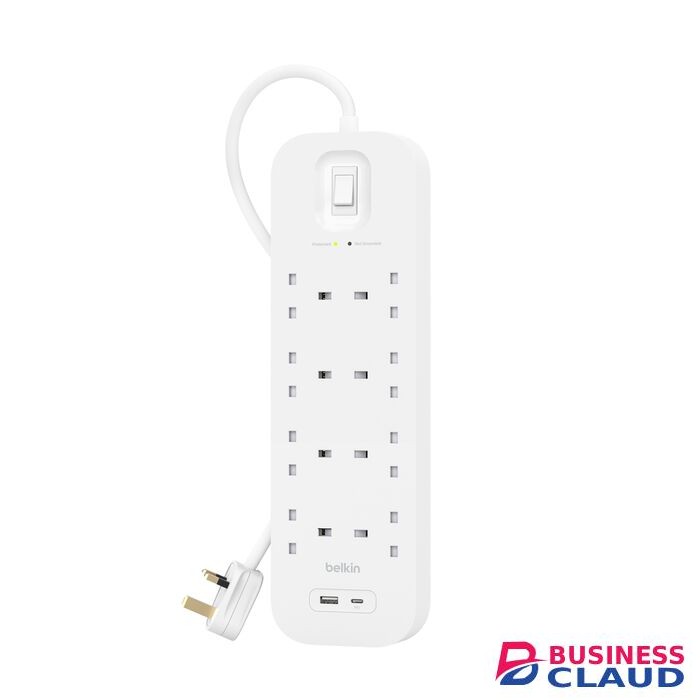 Belkin 8 Way Surge Protector Extension Cable