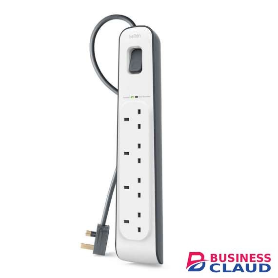 Belkin 4 Way Surge Protection Extension Cable with 2M Power Cord