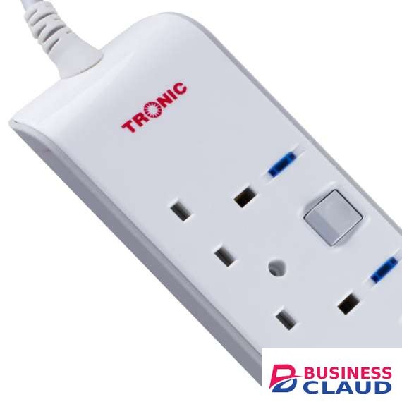 Tronic EC 7694-BS 4-Way Extension Socket