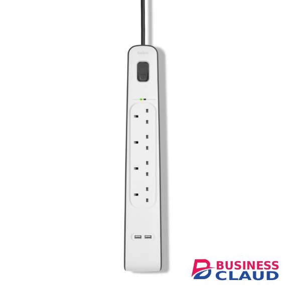 Belkin 2.4 Amp USB Charging 4 Way Surge Protector Extension Cable