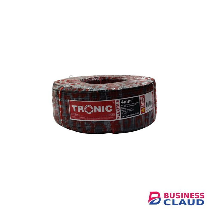 Tronic TK FLEX-04-0040-BK Flexible 4 core 4.0mm Black cable