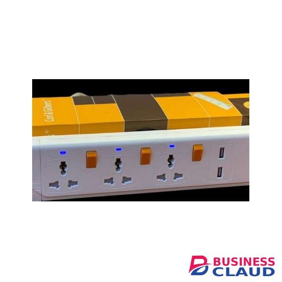 Carl and gilbert 3 Way Power Extension with USB