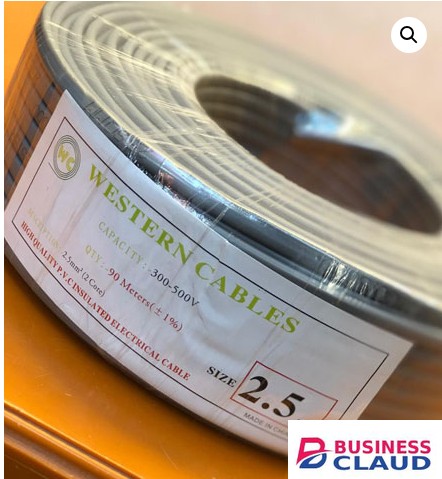 Western Cable 2.5mm flat 2core 90M roll
