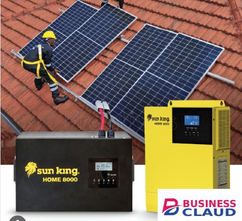 Sun king Home 8000 2 kW Inverter - 2.5 kWh battery - 900 Wp solar