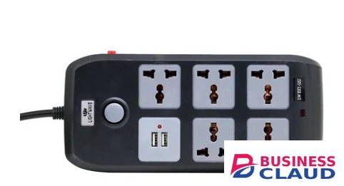 Lightwave 5 Way 2 x USB, Power Protection Extension Socket