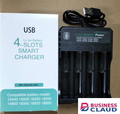 BAT BH-042100-04U Li-Ion 4-Slots USB Battery charger