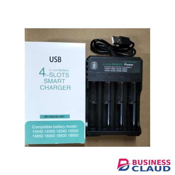 BAT BH-042100-04U Li-Ion 4-Slots USB Battery charger