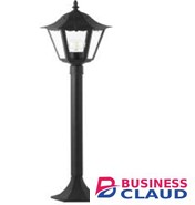 Illumatt ILM0618LF E27 Black Dane Short Bollard Light