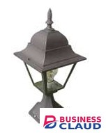 Illumatt ILM1358LF E27 Black Cole Gate Stub light