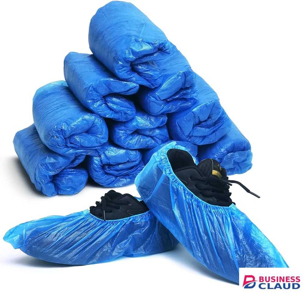 Generic 100Pack Disposable CPE Shoe Covers