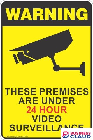 CCTV Camera Surveillance Sign