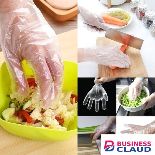Disposable Food Handling Polythene Gloves