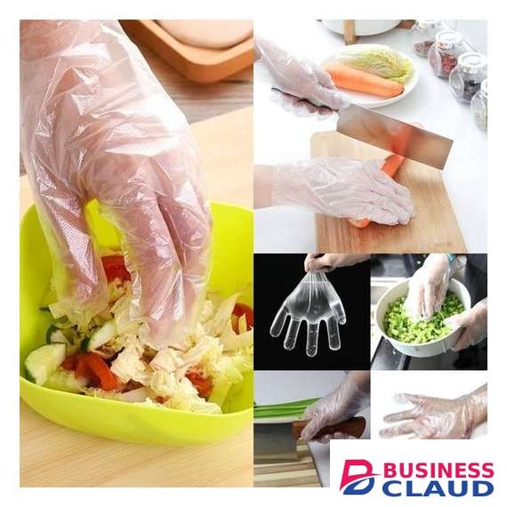 Disposable Food Handling Polythene Gloves