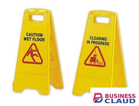 Slippery Floor Signage