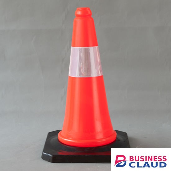 Road Cone 50cm LDPE Reflective
