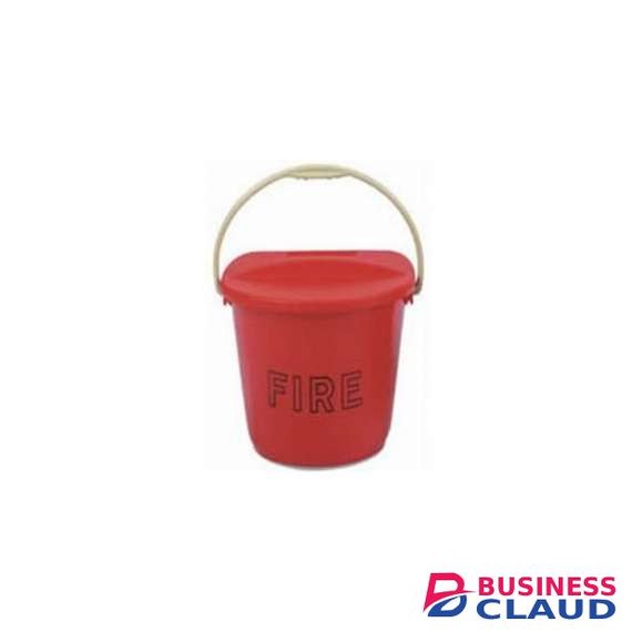Red 10LTR Plastic Fire Bucket