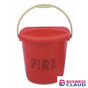 Red 10LTR Plastic Fire Bucket
