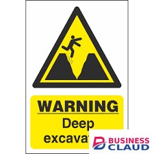 Deep Excavation Signage