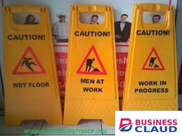 Cleaning In Progress Sign