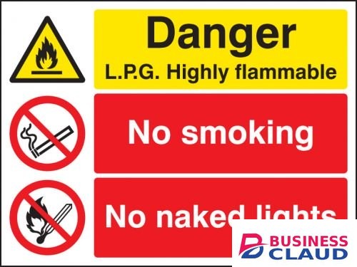 LPG Safety Signage