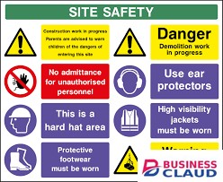 A0 Construction Site Safety Signage