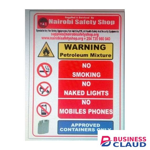 Pump Island Safety Signage