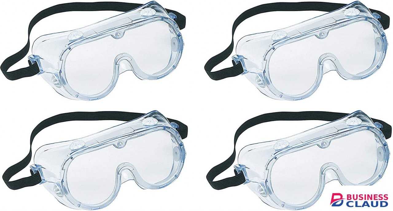 Chemical splash 4 vent goggles