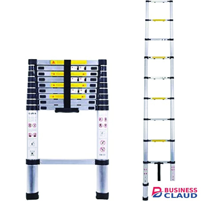 Collapsible 3.5M 10 Step Telescopic Ladders