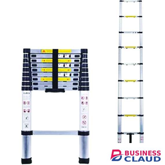 Collapsible 10 Steps Telescopic Ladders