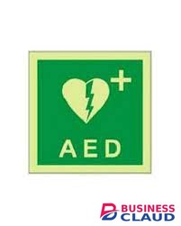 Automated External Defibrillator Medical Sign