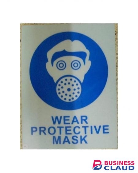Wear Protective Mask Sign
