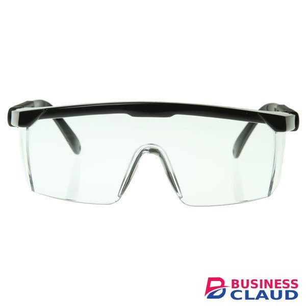 Clear safety goggles