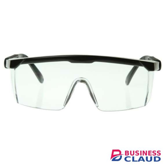 Clear safety goggles