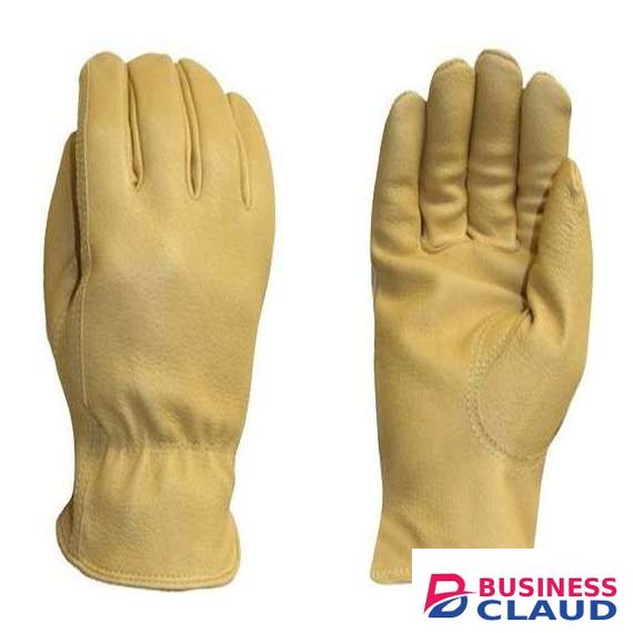 Pig skin leather gloves